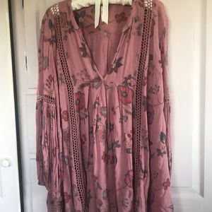 Free people flowing blouse size medium